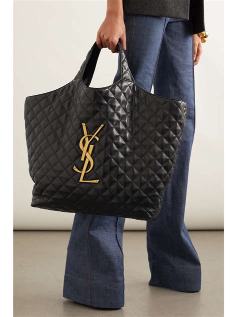 ysl beige quilted bag|YSL large quilted bag.